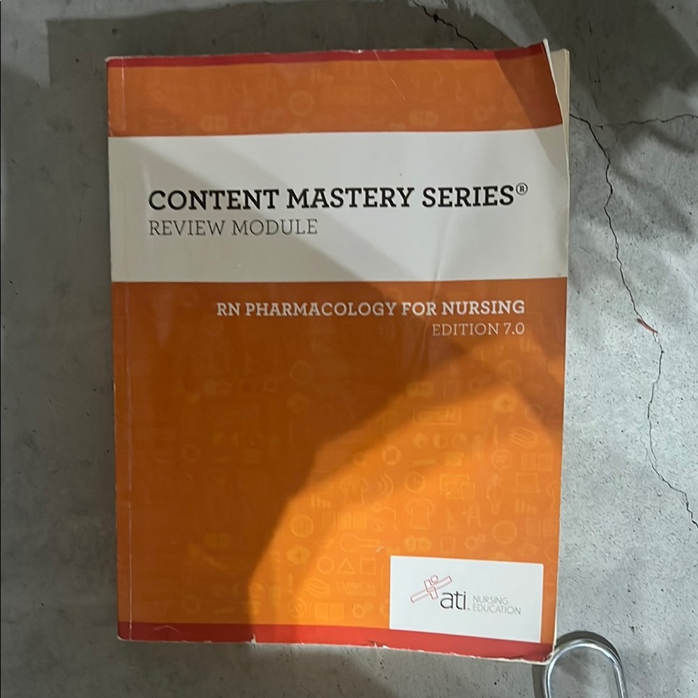 Content Mastery Series RN Pharmacology Review Module Edition 7.0